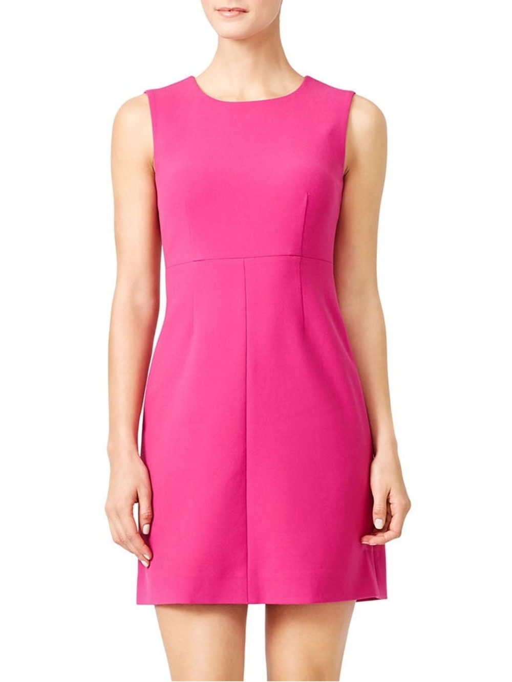 Diane Von Furstenberg Carrie Hot Rose sheath dress size 10
